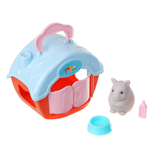 ИГРОЛЕНД Питомец в будке, 6 пр., PVC, PP, 11х8,2х6см ИГРОЛЕНД