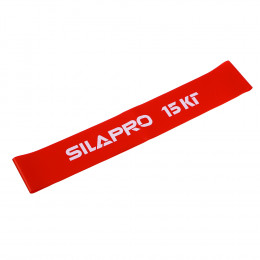 SILAPRO Фитнес-резинка, 30х5х0.07 см, нагрузка 15 кг, латекс