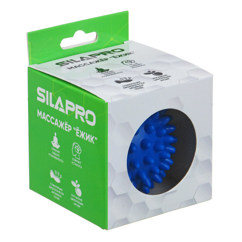 SILAPRO Массажёр "Ёжик" 7 см, ПВХ, 41 г, 5 цветов SILAPRO