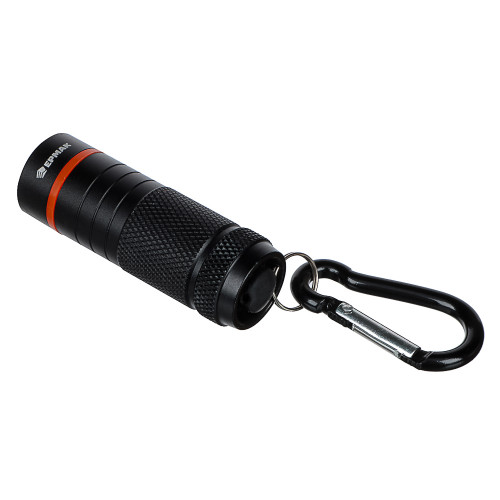 ЕРМАК Фонарик на карабине, 1 LED, 4хLR44, 5,5x2см ЕРМАК