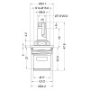 Кран-букса для смесителя 1/2", 20шл., шток 8х6мм, 180°, металлокерамика (производитель не указан)