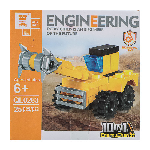 Конструктор "Игровой мир" 21-28 дет., ABS, 7х4,5х7 см, 6 видов (производитель не указан)