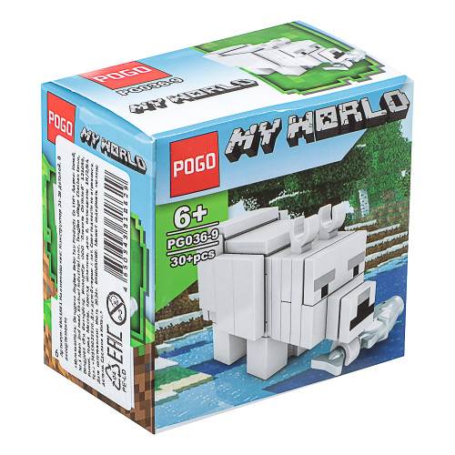 Конструктор "Игровой мир" 21-28 дет., ABS, 7х4,5х7 см, 6 видов (производитель не указан)