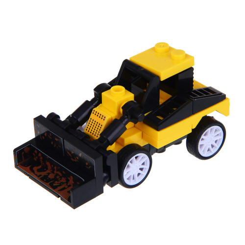 ИГРОЛЕНД Конструктор Городские машины, 45-48 дет., 19x12x2 см, 8 дизайнов ИГРОЛЕНД