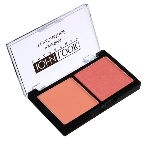 ЮНИLOOK Румяна компактные, 4,6гр, 2 тона, РК-19 ЮНИLOOK