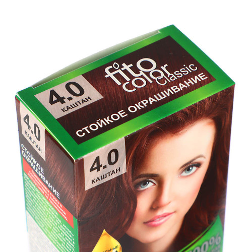 Краска для волос FITO COLOR Classic, 115 мл, тон 4.0 каштан Fito Color