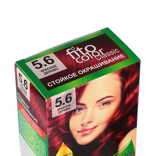 Краска для волос FITO COLOR Classic, 115 мл, тон 5.6 красное дерево Fito Color