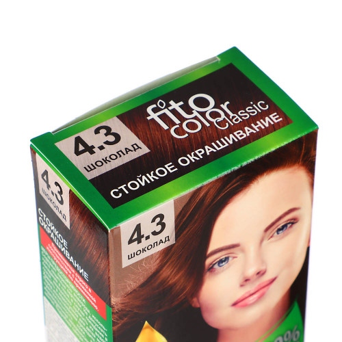 Краска для волос FITO COLOR Classic, 115 мл, тон 4.3 шоколад Fito Color