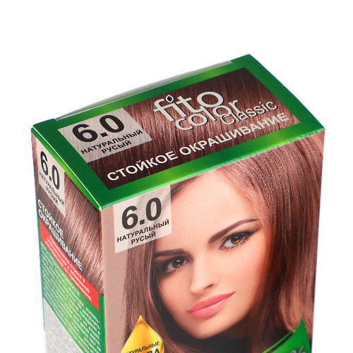 Краска для волос FITO COLOR Classic, 115 мл, тон 6.0 натурально русый Fito Color