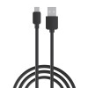 Первая цена Кабель для зарядки Эконом Micro USB, 0,8м, 1A, прорезиненный (производитель не указан)