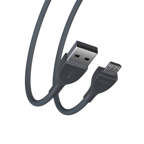 FORZA Кабель для зарядки Акварель Micro USB, 1м, 2А, 4 цвета, пакет FORZA