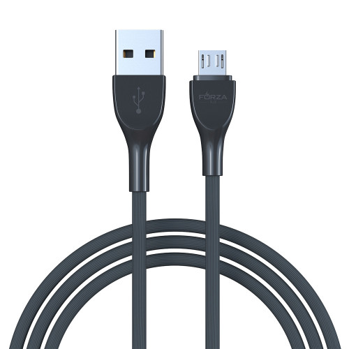 FORZA Кабель для зарядки Акварель Micro USB, 1м, 2А, 4 цвета, пакет FORZA