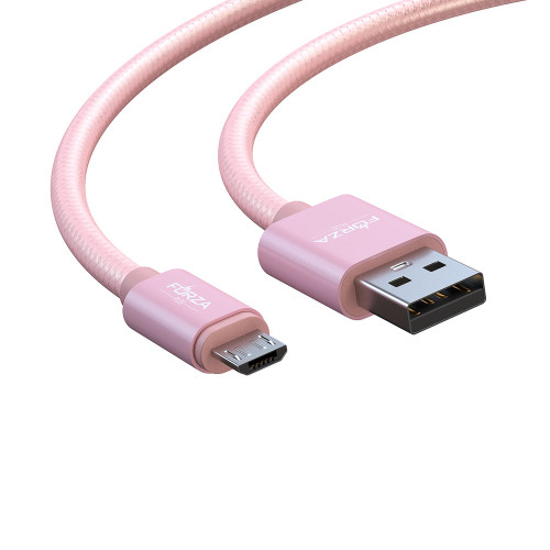 FORZA Кабель для зарядки Флоренция Micro USB, 1.5м, 1.5А, тканевая оплётка, 3 цвета, пакет FORZA