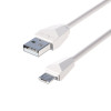 FORZA Кабель для зарядки Комфорт Micro USB, 1м, 1А, прорезиненный, 5 цветов, пакет FORZA