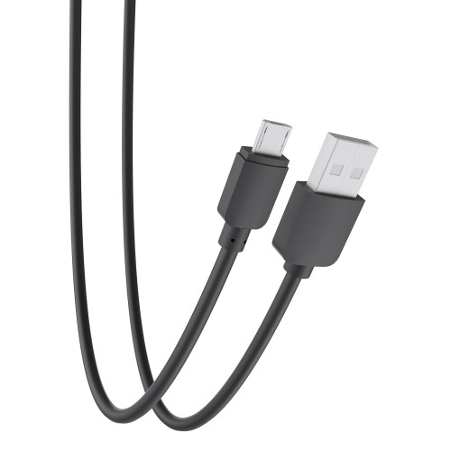 Первая цена Кабель для зарядки Эконом Micro USB, 0,8м, 1A, прорезиненный (производитель не указан)