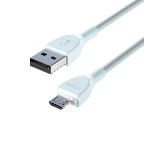 FORZA Кабель для зарядки Акварель Micro USB, 1м, 2А, 4 цвета, пакет FORZA