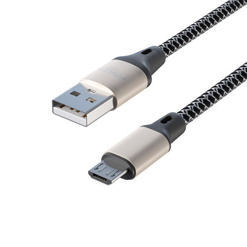 FORZA Кабель для зарядки Футбол Micro USB, 1м, 2А, 2 цвета, пакет FORZA