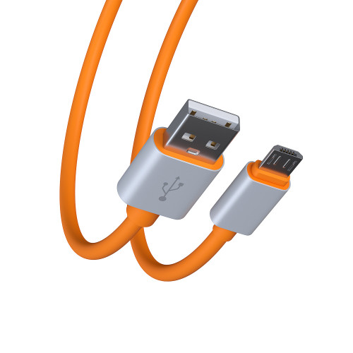 BY Кабель для зарядки Orange Micro USB, 1м, 2А, оранжевый BY