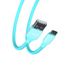 FORZA Кабель для зарядки Лето Micro USB, 1м, 2А, прорезиненный, 4 цвета, пакет FORZA