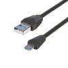 FORZA Кабель для зарядки Комфорт Micro USB, 1м, 1А, прорезиненный, 5 цветов, пакет FORZA