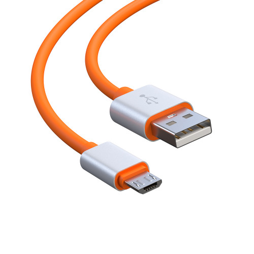 BY Кабель для зарядки Orange Micro USB, 1м, 2А, оранжевый BY