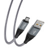 FORZA Кабель для зарядки Атлас microUSB, 1,5м, 1.5А, 7,5W, тканевый, 3 цвета FORZA