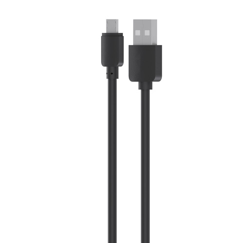 Первая цена Кабель для зарядки Эконом Micro USB, 0,8м, 1A, прорезиненный (производитель не указан)