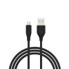 FORZA Кабель для зарядки Базовый microUSB, 1м, Быстрая зарядка 2.4А, 12W, прорезиненный, 4 цвета FORZA