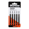 ЕРМАК Пилки для эл.лобзика (HCS EU 75х3мм.) T-111C (дер., гр.рез.), 5шт. ЕРМАК