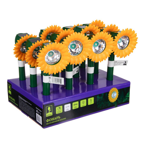 INBLOOM Фонарь на солн.батарее 36x9см, 1LED, белый, 1x1.2V 2/3AAA 100mAh Ni-MH, пластик INBLOOM