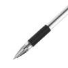 Набор гелевых ручек ClipStudio 4шт(2с,1ч,1к) проз. корп., резин. держ., наконечник 0,5 мм, в пакете ClipStudio
