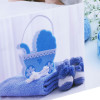 Пакет подарочный бумажный, 32x40x10 см, 128 гр, 4 дизайна, BABY (производитель не указан)