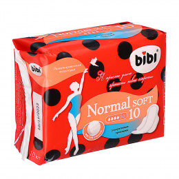 Прокладки гигиенические BiBi Normal Soft, п/э,10 шт