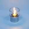 Светильник LED, 8х8х6 см, металл, стекло, 2xААА (производитель не указан)