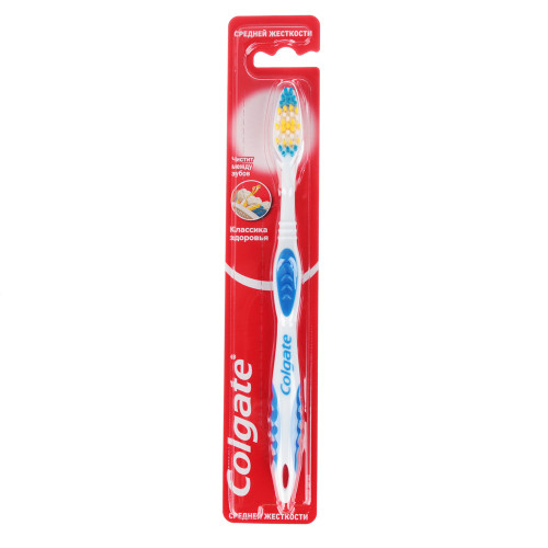 Зубная щетка COLGATE Классика здоровья, средняя, 1 шт COLGATE