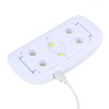 ЮL Лампа-мини UV/LED с USB проводом, 13,1х6,7х1,9см, 6W, пластик, белая ЮL
