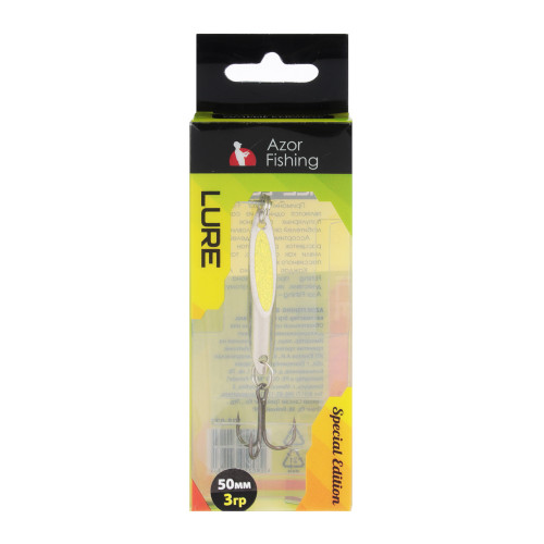 AZOR FISHING Блесна тип кастмастер 3гр и 4гр, металл, 2 вида AZOR FISHING