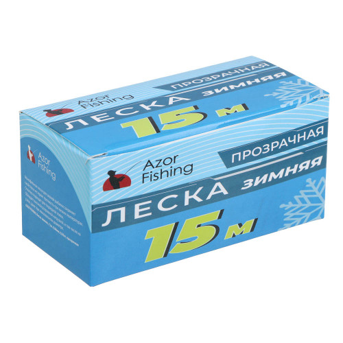 AZOR FISHING Леска зимняя, 15м, 0,20мм, прозрачная AZOR FISHING