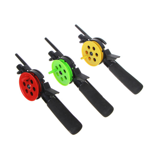 AZOR FISHING Удочка для зимней рыбалки 35см, с катушкой, съемные ножки, файберглаc, 3 цвета AZOR FISHING