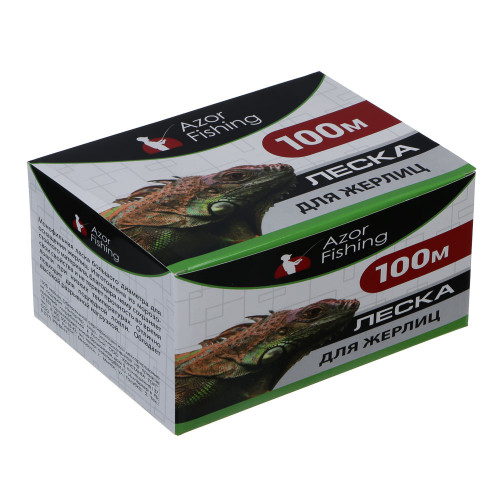 AZOR FISHING Леска для жерлиц, 100м, 0,40мм, 10кг AZOR FISHING