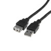 Кабель-удлинитель Luazon CAB-5, USB A (m) - USB A (f), 1.5 м, черный Luazon Home