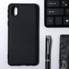 Чехол Krutoff, для Samsung Galaxy A01 Core, матовый, черный Krutoff