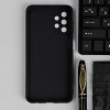 Чехол для Samsung Galaxy A13, силиконовый, матовый, черный No Name