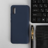 Чехол PERO, для телефона Xiaomi Redmi 9A, силиконовый, синий PERO