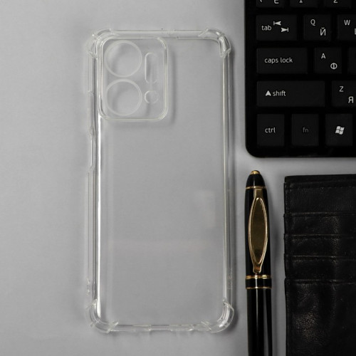 Чехол iBox Case, для телефона Honor X7a, силиконовый, противоударный (производитель не указан)