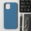 Чехол LuazON для телефона iPhone 12 Pro Max, Soft-touch силикон, синий Luazon Home