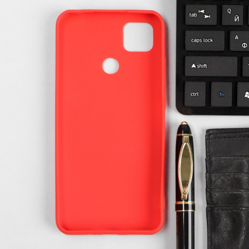 Чехол Red Line Ultimate, для телефона Xiaomi Redmi 10A, силиконовый, красный Red Line