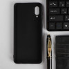 Чехол PERO, для телефона Samsung A02, силиконовый, черный PERO