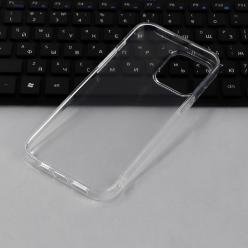 Чехол Krutoff, для iPhone 14 Pro Max, силиконовый, прозрачный Krutoff