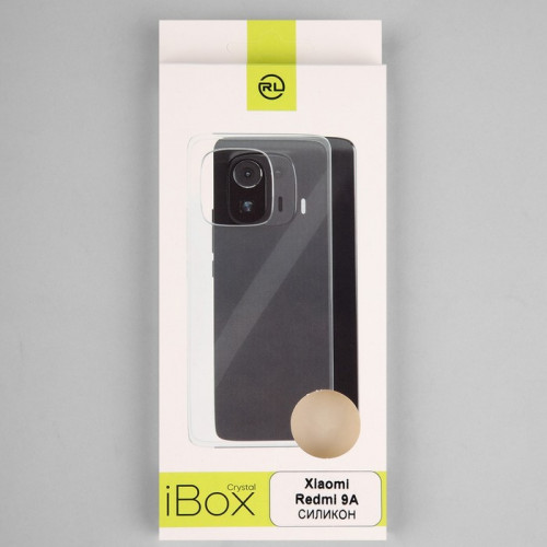 Чехол iBox Crystal для Xiaomi Redmi 9A, силиконовый, прозрачный iBox